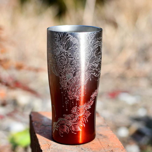 オリジナルステンレスコップ 彫刻 玉城博香 通販 17471413｜Creema  