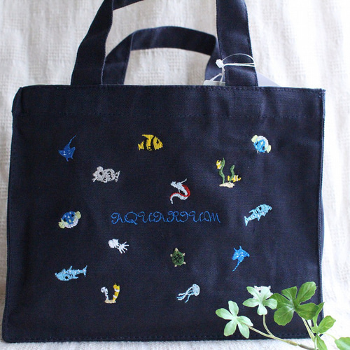 水族館柄トート:ネイビー トートバッグ Kocco 通販 17471509 水族館柄トート:ネイビー トートバッグ Kocco 通販 17471509