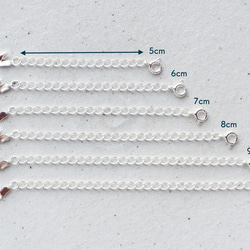 <ORDER> tefu-tefu necklace adjuster【ベーシック/SV925】 3枚目の画像