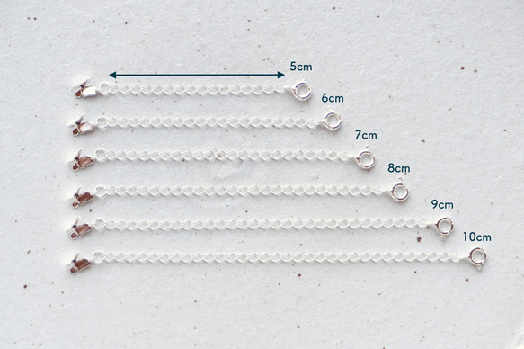 <ORDER> tefu-tefu necklace adjuster【スリム/SV925】 3枚目の画像