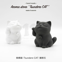 11³ Tsundere CAT Aroma stone I 傲嬌貓擴香石 I 附5mi精油 I 禮物 I 可客製化－ 第8張的照片