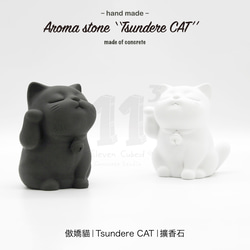 11³ Tsundere CAT Aroma stone I 傲嬌貓擴香石 I 附5mi精油 I 禮物 I 可客製化－ 第6張的照片