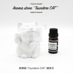 11³ Tsundere CAT Aroma stone I 傲嬌貓擴香石 I 附5mi精油 I 禮物 I 可客製化－ 第18張的照片