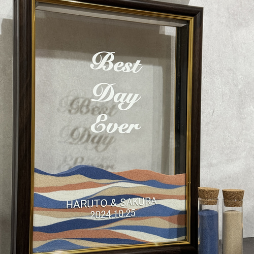 サンドセレモニー カラーサンド ウェルカムスペース 結婚証明書