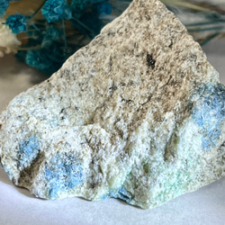 【ヒーリングの石】K2ストーン　アズライト　グラナイト　原石　ラフストーン 3枚目の画像