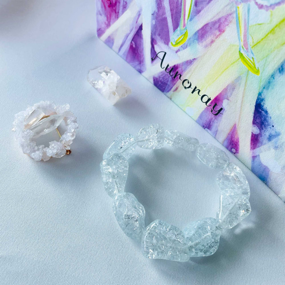 【テティス】クリスタルのお守り3点セットーCrystal Gift Box "Protection" 4枚目の画像