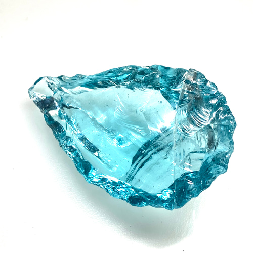 大粒 極上 アンダラクリスタル マリンブルー 天然石 Kay光波動