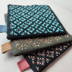 ハンドメイド☆ラリーキルト カンタキルトのコースターG コースター