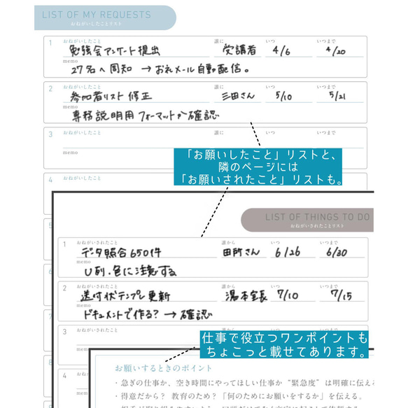 【サンプル品のため特別価格】差がつくおしごと手帳2024 ［1月はじまり］ 18枚目の画像