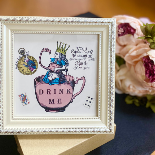 アリスのフレーム 額 タイル 不思議の国のアリス フレーム その他