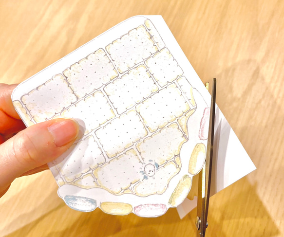 リスのお菓子の家　カッコー時計ハンドメイドキット　手作りキット　リス　マカロン　クッキー　いちご 4枚目の画像