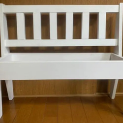 ★週末はお子様と一緒にかわいいワイドベンチプランターで寄植えしませんか？ホワイト ☆セール☆ かわいい木製ベンチプランター 多肉植物 観葉植物等