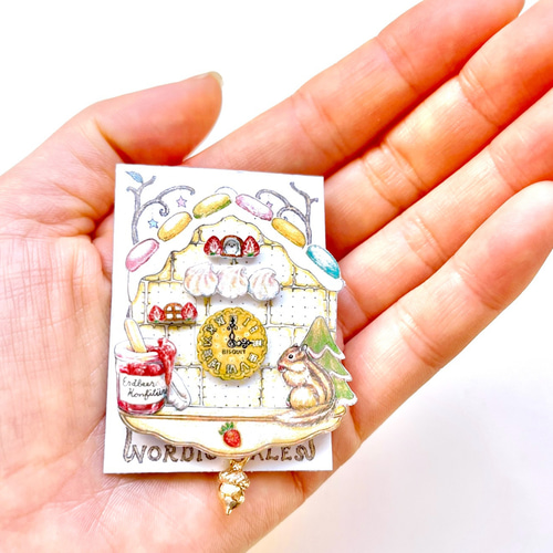 赤ずきんちゃんの家 ハンドメイドキット カッコー時計 ハート