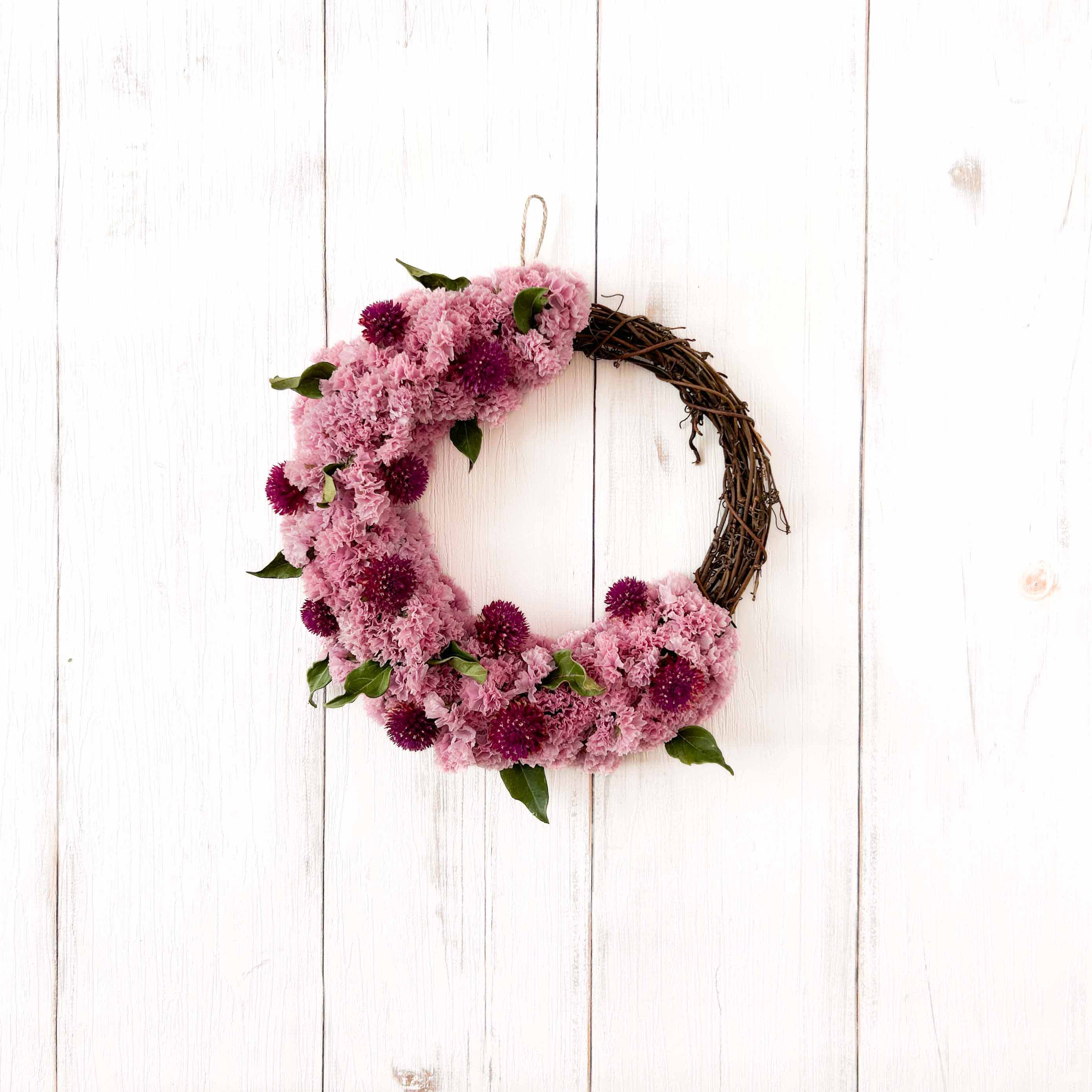 2.スターチスハーフリース スターチスのハーフリース | ドライフラワー専門店「うつろい」