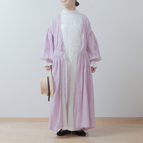 美品 liplne ゆるりと大人かわいいサロペットワイドパンツ-リネン/ネイビー ゆるりと大人かわいいサロペットワイドパンツ-リネン/ネイビー