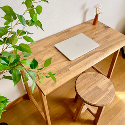 国産ひのき無垢材の机 90cm×45cm 国産ひのき無垢材の机 90cm×45cm 机・デスク TAMA工房 通販