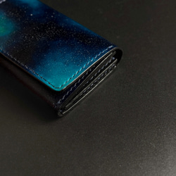 たくさん入る名刺入れ【宇宙】カードケース 革 レザー 大容量 メンズ レディース 男性 女性 おしゃれ 使いやすい 4枚目の画像