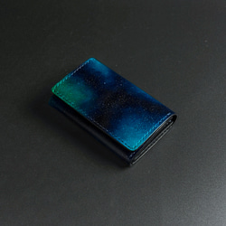 たくさん入る名刺入れ【宇宙】カードケース 革 レザー 大容量 メンズ レディース 男性 女性 おしゃれ 使いやすい 2枚目の画像