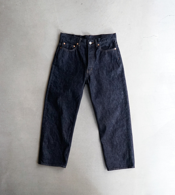 13.5oz.セルヴィッチデニム/ワイドストレート/素材、縫製（岡山県児島）/one wash 12枚目の画像