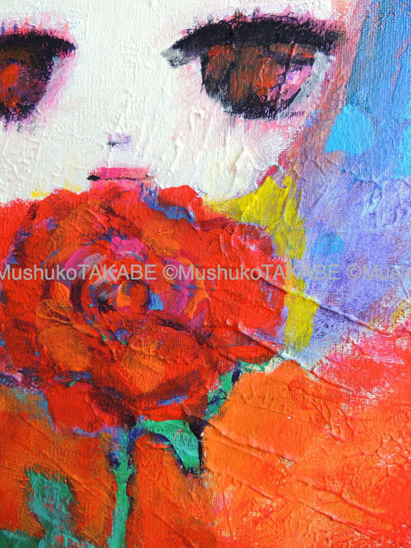 [這朵玫瑰]#藝術#繪畫#原畫#玫瑰 第3張的照片