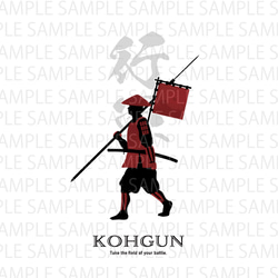 KOHGUN-行軍- 戦国の槍足軽 雑兵 ハードケース スマホケース iPhone Android 5枚目の画像