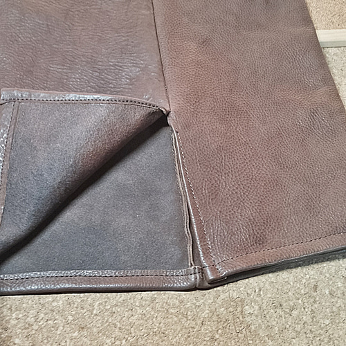 レザータイトスカート 本革 ヌメ革 ダコタヌメ ブラウン PWTFS1 【公式