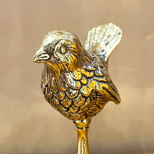 小鳥のベル ゴールド ハンドベル 呼び鈴 その他インテリア雑貨 Natural