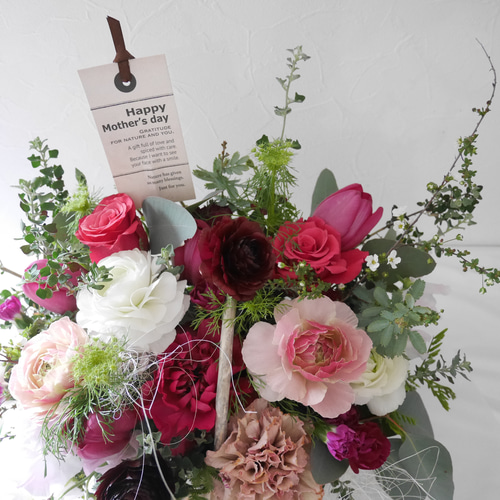 生花/カゴのフラワーアレンジメントご予約/お祝い/お誕生日プレゼント