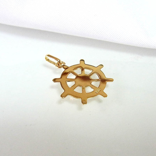 K18 マリン ペンダント トップ チャーム 18金 ペンダントトップ