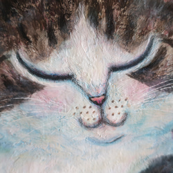 原画「仲良しさくらねこのいる桜咲く丘」 F10号  #絵画 #ねこ #原画 #猫の絵 #イラスト #アート #さくらねこ 9枚目の画像