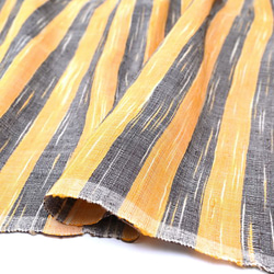 【アウトレット特価品】AKFS147BYL（GS111）インド イカット(Ikat) 絣織 手織りシルク生地 4枚目の画像