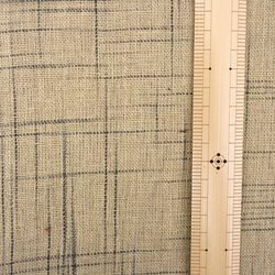 【アウトレット特価品】AKFK66（GS218）インド カディ イカット(Ikat) 絣織 手織り生地 2枚目の画像