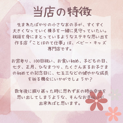 【男の子】鶴と松　ベビー袴 6枚目の画像