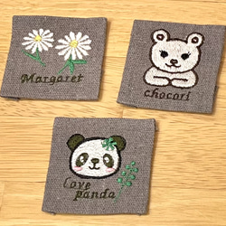 刺繍タグ　5㎝　商用利用可 3枚目の画像