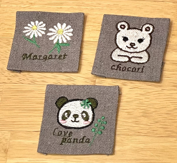 刺繍タグ　5㎝　商用利用可 3枚目の画像