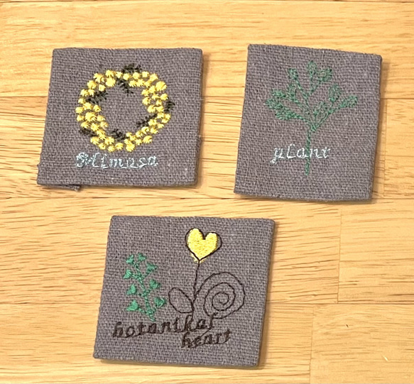 刺繍タグ　5㎝　商用利用可 5枚目の画像