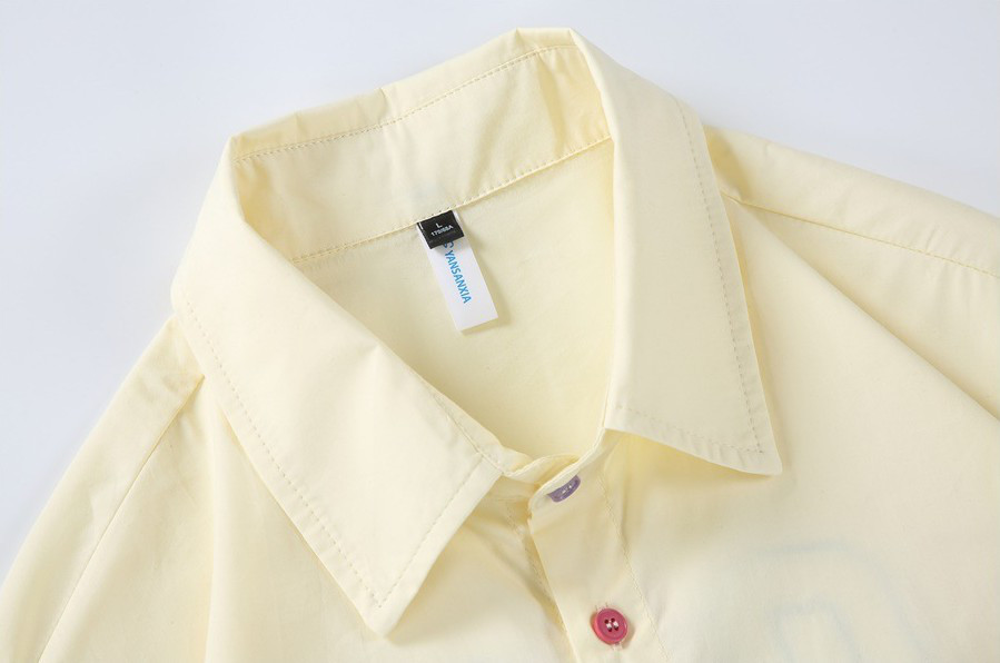 男の半袖シャツ青春レトロシャツはおしゃれでゆったりしている W320