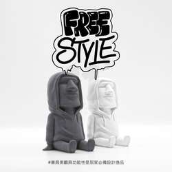 11³ Street Style MOAI I 潮流摩艾擴香石 I 名片座 I 附10ml精油 I 杯墊 I 可客製化－ 第7張的照片