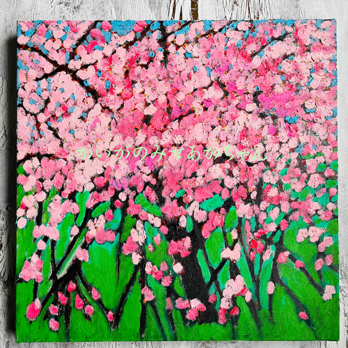 原画「桜」S8・油彩