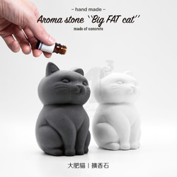 11³ Big FAT cat Aroma stone I 肥貓擴香石 I 附10ml精油 I 禮物 I 貓奴香氛－ 第2張的照片