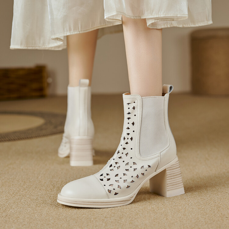 ★24春夏新作★本革 オリジナル商品　夏でも履けるブーツ サンダル レディース 22～26サイズ  C-869