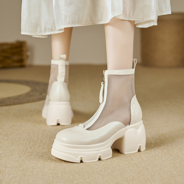 ★24春夏新作★本革 オリジナル商品　夏でも履けるブーツ サンダル レディース 22～26サイズ  C-902