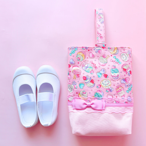 入園入学2025 上履き袋 上履き入れ 上靴袋 女の子 ゆめかわ かわいい