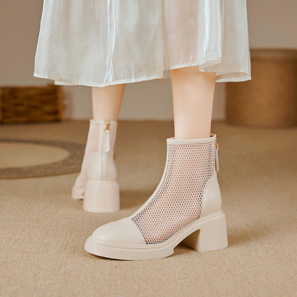 ★24春夏新作★本革 オリジナル商品　夏でも履けるブーツ サンダル レディース 22～26サイズ  C-888 8枚目の画像