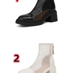 ★24春夏新作★本革 オリジナル商品　夏でも履けるブーツ サンダル レディース 22～26サイズ  C-888 14枚目の画像