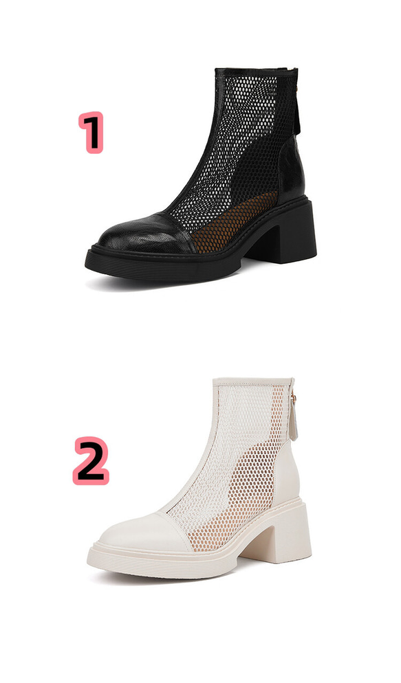 ★24春夏新作★本革 オリジナル商品　夏でも履けるブーツ サンダル レディース 22～26サイズ  C-888 14枚目の画像