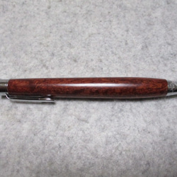老紅木　トチ杢　ワシントン条約規制材　木軸ボールペン (シャープペンシル)　希少材　 2枚目の画像