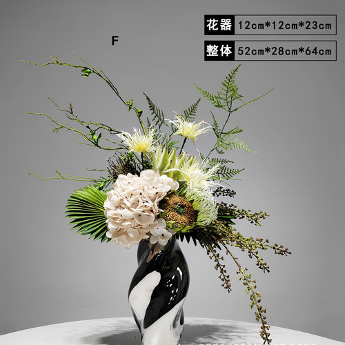 フラワーアレンジメント用エレガントな花瓶4点