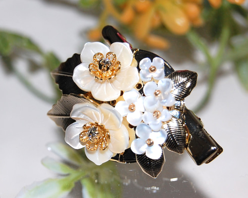 Dolce&Gabbana カラフル シフォン フラワーブローチ 希少 DOLCE&GABBANA ドルガバ 花柄 オープンカラー 半袖 シャツ
