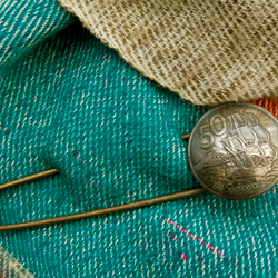 ＃B86  New Zealand Coin Brooch 6枚目の画像